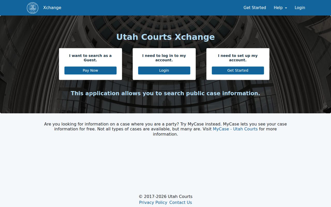 Garfield County criminal court records Xchange access