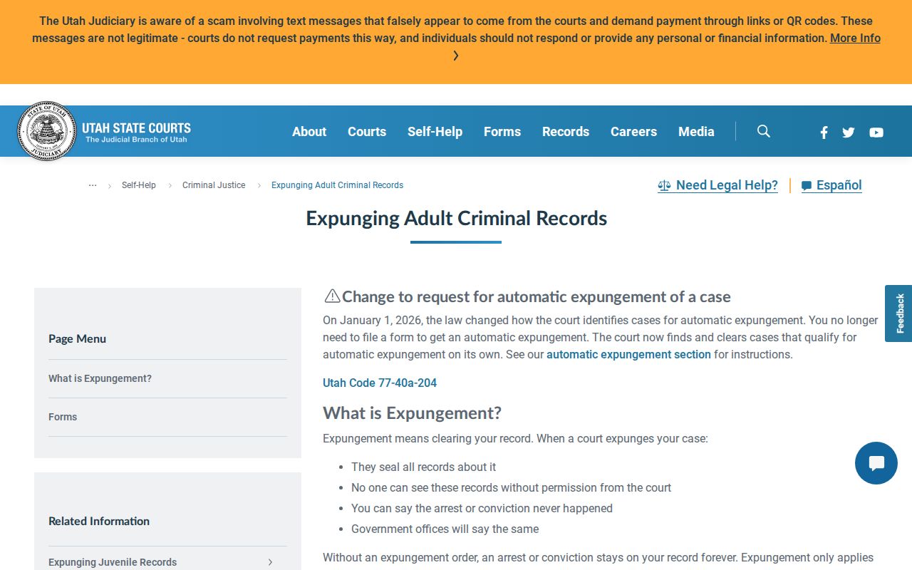 Garfield County criminal record expungement guidance